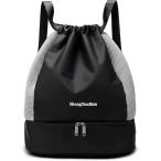  Jim saknapsak рюкзак Jim сумка плавание сумка большая вместимость для мужчин и женщин легкий тренировка сумка водоотталкивающий ( черный, большой )