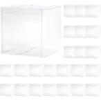  подарочная коробка прозрачный пластик кейс PVC складной коробка подарок дисплей упаковка (8cm / 24 шт )