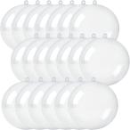 morytrade пластик мяч прозрачный средний пустой орнамент украшение прозрачный мяч ( прозрачный, 8cm 20 шт. комплект )