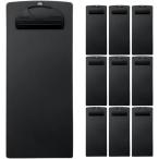  квитанция держатель чёрный средний размер 10 шт. комплект квитанция жнец - квитанция буфер обмена квитанция щипцы . отчетность панель ( черный, ( средний )10 шт )