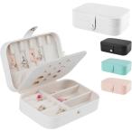  серьги кейс кейс для украшений jue Reebok s место хранения перевозка compact ( белый )