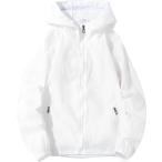 a spec rusio с капюшоном нейлон жакет супер-тонкий рука Street серия Zip выше модный Parker длинный рукав ( frosty. белый, 2XL)