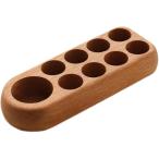 アロマオイル ボックス アロマケース 木製 香水 収納 展示 9本用 (ブラウン)