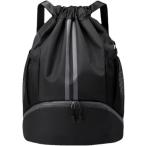 napsak Jim sak большая вместимость водонепроницаемый легкий ранец рюкзак тренировка сумка casual ( черный, Free Size)