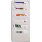  настенный карман A4 орнамент место хранения орнамент место хранения документы модный бежевый 6 карман ( бежевый 6 карман, M)