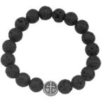  браслет мужской Cross 10 знак .. скала огонь гора камень черный Stone эластичность есть one отметка простой симпатичный присутствие есть 