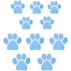  ванная предотвращение скольжения наклейка 10 шт. комплект собака. пара следы ванна стикер переворачивание предотвращение водонепроницаемый мощный склеивание ванна ванна ( небо синий цвет, большой размер )