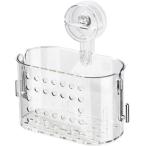  ванная подставка мощный присоска стена установка крюк имеется осушитель зубная щетка мелкие вещи место хранения модный ( прозрачный )