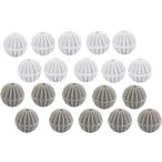  стирка мяч прачечная мяч осушитель мяч сушильная машина барабанного типа .. нет загрязнения сбрасывание час сокращение ( белый / серый, диаметр 3.5cm)