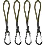 [ сменный товар ] стрейч код kalabina многоцелевой универсальный долговечность кемпинг уличный 4 шт. комплект ( Army зеленый, средний )