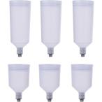  краскопульт 20ml 40ml 6 шт. комплект краска cup воздушный спрей краска gun аэрограф воздушный спрей ( прозрачный цвет )