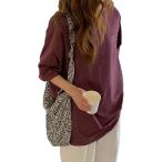  одежда Be-1 отметка Logo цвет футболка короткий рукав большой размер большой размер летняя одежда женский Drop плечо ( темно-красный, M)