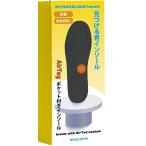 見つける君インソール エアタグポケット付き Airtagホルダー 徘徊防止 GPS介護用品 (ブラック,  24〜20cm)