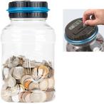  копилка цифровой счетчик автоматика счет подсчет c функцией электронный копилка монета легкий ( прозрачный, диаметр : примерно 11.5cm высота : примерно 20.5cm)