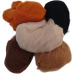  шерстяной войлок 10g 5 шт рукоделие материал игла рукоделие кукла эмблема симпатичный ржавчина кошка комплект ( ржавчина ..)