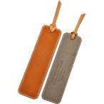 atelierCODEL рекламная закладка . книжка маркер (габарит) кожа Tochigi кожа . версия печать ( натуральный Brown )