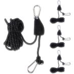  палатка трос gai трос храповик kalabina имеется брезент фиксация кемпинг уличный удобный товары ( черный, 4mx4mm)