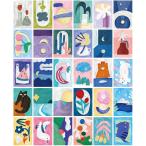  модный . симпатичный открытка 30 шт. комплект открытка размер Северная Европа Корея за границей интерьер смешанные товары Mini постер ( nordic * - pines)