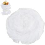 140cm упаковка бумага помятость обработка цветок упаковка букет оберточная бумага упаковка материал подарок подарок ( белый, ширина примерно 100cm)