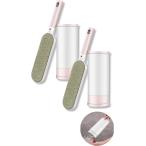  европейская одежда щетка костюм одежда . брать . нить .. домашнее животное кошка собака шерсть двусторонний ( rose розовый x2 шт, средний размер )