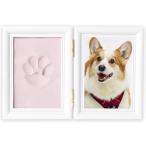  memorial фоторамка отпечаток ноги отпечаток руки глина длина 15.5cm ширина 23cm видеть открытие фоторамка дерево рамка-оправа собака кошка ребенок новорожденный регистрация ( розовый )