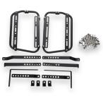 [ сменный товар ] для мотоцикла боковой багажный ящик установка крепление, опора левый и правый в комплекте универсальный простой установка и снятие багажник поддержка детали аксессуары ( черный )