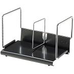 本立 B型 S 間口35cm 本立仕切棒スライド式:1本 89-268 [ブラック] [88-268] [PLUS(プラス)]