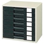 PLUS レターケース A4横 7段 [エルグレー] / LC-207H 16-050