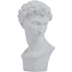 自宅が美術館 石膏像風 人物像 シリーズ 割れにくい カケにくい 硬質樹脂製 粉が出ない 胸像15cm ジュリアーノ・メディチ