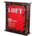  Vintage из дерева бокс для ключа античный орнамент ключ интерьер чехол для ключей ключ коробка место хранения мелкие вещи смешанные товары ( красный )