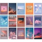  модный . симпатичный открытка 15 шт. комплект открытка размер Северная Европа Корея за границей интерьер смешанные товары Mini постер (SkyB)