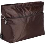 バッグインバッグ A4 リュック インナーバッグ メンズ レディース( ブラウン)