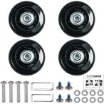  чемодан замена шин литейщик комплект Carry кейс колесо 4 шт. комплект дорожная сумка резина тихий звук ремонт (70 мм метров )