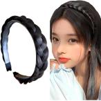  лента-ободок три плетеный лента для волос волосы сопутствующие предметы симпатичный природа модный передний .( темно-коричневый )