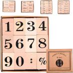  цифра штамп из дерева штамп симпатичный модный день недели месяц большой маленький комплект 