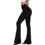 ストレッチパンツ 足長 細見え 美脚 フレア ブーツカット ぴったりフィット 伸縮 脱ぎ履き 楽らく 薄手 MDM((股下70cm), M)