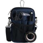  фартук сумка медсестра сумка сумка-пояс двойной молния работа для 11 карман вставка имеется 3way плечо (SS размер темно-синий )