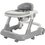  ручная тележка ходунки 2in1 младенец складной высота регулировка возможность еда для plate имеется ширина вращение предотвращение 6~18. месяц ( серый )