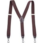 la Quest kalabina..Y type подтяжки 3.5cm ширина ( темно-коричневый, M)