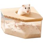  хомяк туалет прозрачный угол type многофункциональный дезодорирующий автобус развлечение место модный уборка легко скол .. предотвращение ( большой размер )