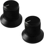 25 x 22mm ручка настройки объем кнопка, ручка настройки 2 шт. комплект динамик усилитель вал ( черный, 25x22mm)