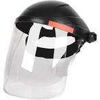 かぶり型防災面 保護カバー フェイスガード 草刈り 業務用 ヘルメット( レギュラー)