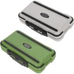 ルアー ワーム ケース 両面 タックル ボックス 釣り 小型 大容量 メタルジグ ジギング 青物( 2個セット（グレー＋グリーン）)