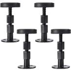  мебель переворачивание предотвращение .. обивка палка выдерживающий .tsu Париж paul (pole) щель фиксация 4 шт. комплект ( черный, средний )