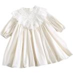  One-piece девочка детская одежда ребенок установка воротник симпатичный Kids ( "теплый" белый, 130)