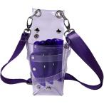 si The - кейс прозрачный прозрачный 7 шт место хранения легкий плечо .. поясница .. возможность красота . триммер предназначенный ( лиловый )