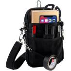  многофункциональный фартук сумка медсестра сумка сумка-пояс S размер вставка 1cm размер UP версия двойной молния (S черный вставка размер UP версия )