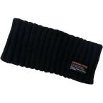 ニット ヘアバンド ターバン シンプル ユニセックス ヘッドバンド 幅広 ヘアアクセサリー カジュアル( ブラック)