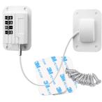  замок dial тип ручка двери установленный позже wire lock детский безопасность блокировка рефрижератор блокировка ( белый )