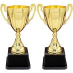  Trophy cup золотой цвет Gold праздник party спорт соревнования . товар ( Gold, общая длина примерно 20cm ( квадратная форма подставка 2 шт ))